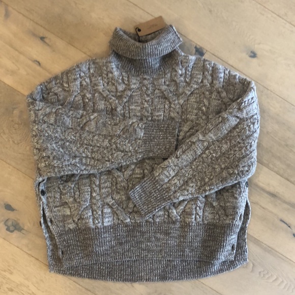 Rag & Bone | Nora Cable Turtleneck - Picture 8 of 10